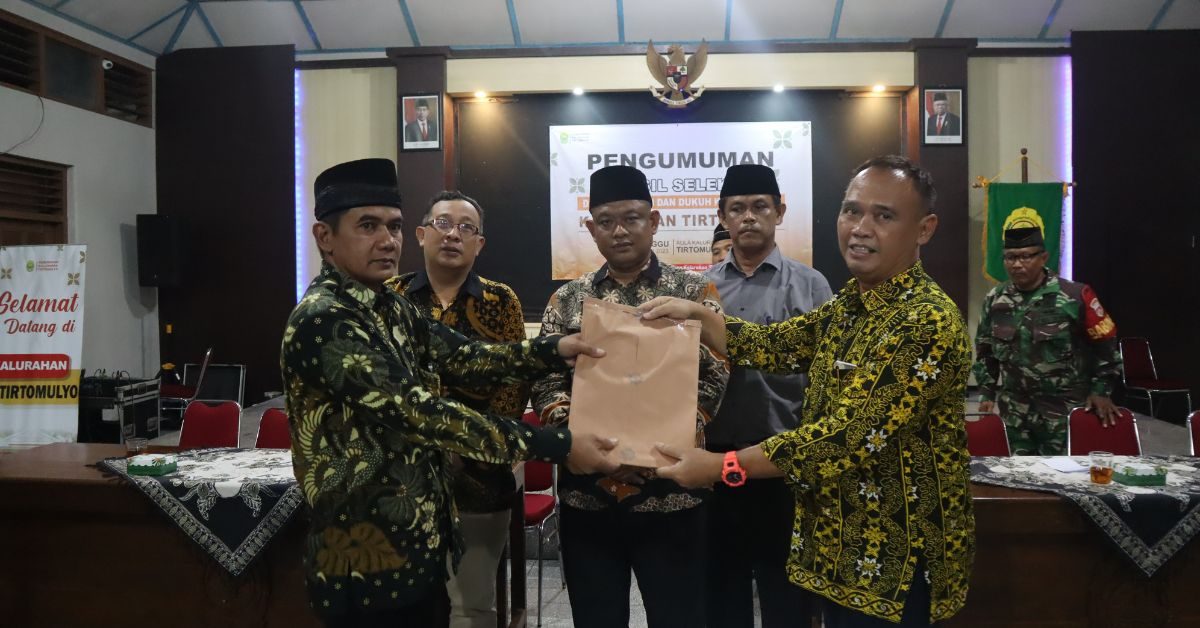 Panitia Seleksi Pamong Desa Tirtomulyo, Kretek, Bantul DIY